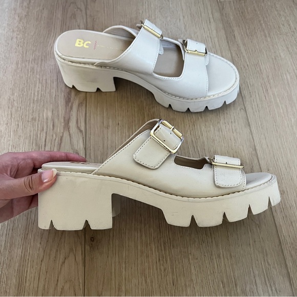 Chunky nude sandals - Picture 4 of 4